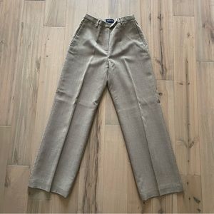 Ann Taylor Herringbone Wool Trouser